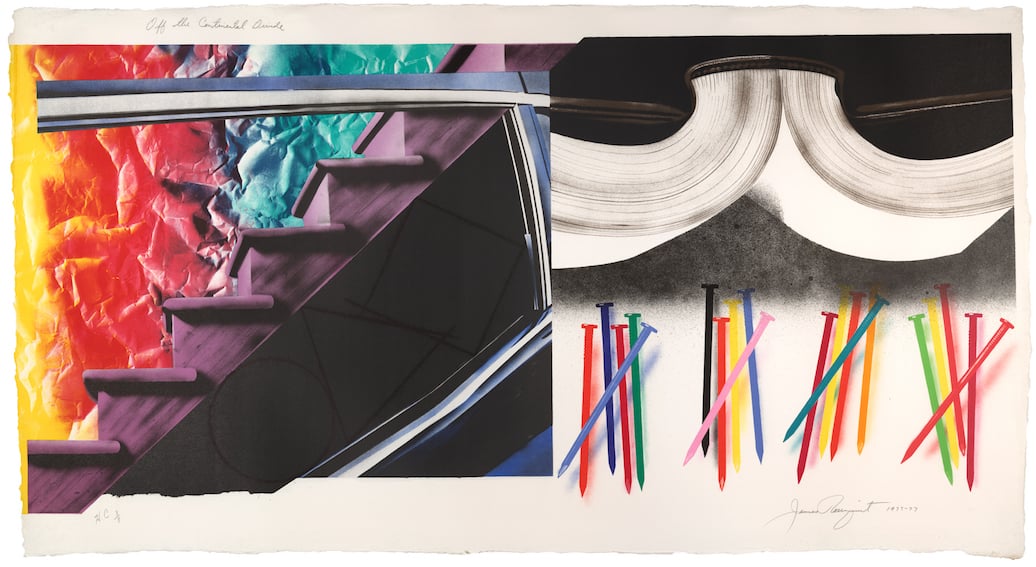 James Rosenquist - Opere su carta